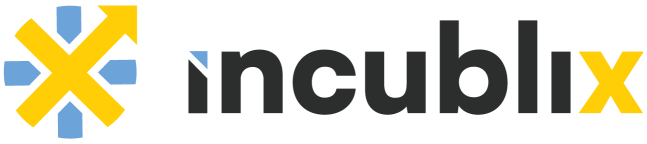 incublix logo black text
